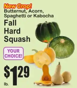SuperFresh New Crop! Butternut, Acorn, Spaghetti or Kabocha Fall Hard Squash offer