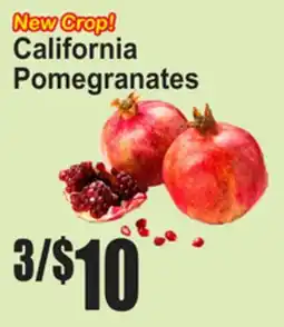 SuperFresh New Crop! California Pomegranates offer