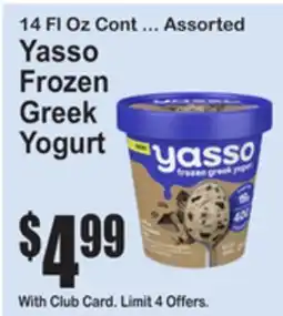 SuperFresh Yasso Frozen Greek Yogurt offer