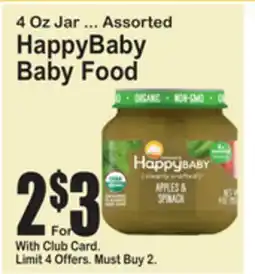 SuperFresh HappyBaby Baby Food offer