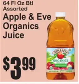 SuperFresh Apple & Eve Organics Juice offer