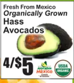 SuperFresh Fresh From Mexico Organically Grown Hass Avocados offer
