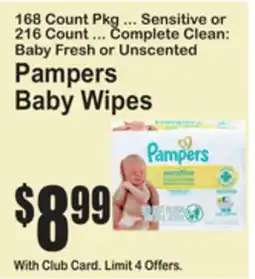 SuperFresh Pampers Baby Wipes offer