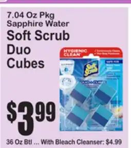 SuperFresh Sapphire Water Soft Scrub Duo Cubes offer