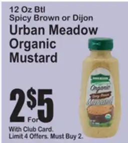 SuperFresh Urban Meadow Organic Mustard offer