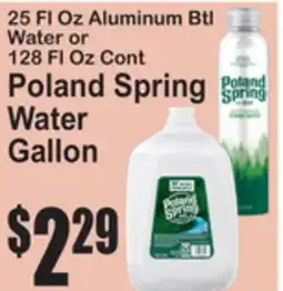 SuperFresh Poland Spring Water offer