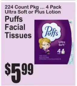 SuperFresh Puffs Facial Tissues offer