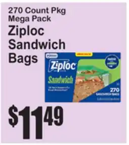SuperFresh Ziploc Sandwich Bags offer