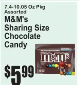 SuperFresh M&M's Sharing Size Chocolate Candy offer