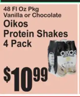 SuperFresh Oikos Protein Shakes offer