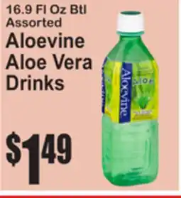 SuperFresh 16.9 FL Oz Btl Assorted Aloevine Aloe Vera Drinks offer