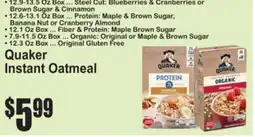 SuperFresh Quaker Instant Oatmeal offer