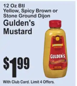 SuperFresh Gulden's Mustard offer