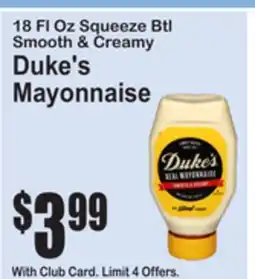 SuperFresh Duke's Mayonnaise offer