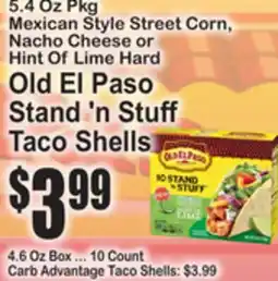 SuperFresh Old El Paso Stand 'n Stuff Taco Shells offer