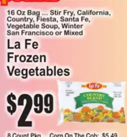 SuperFresh La Fe Frozen Vegetables offer