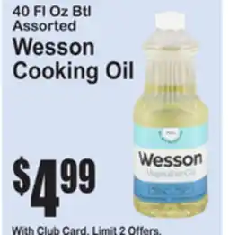 SuperFresh Wesson Cooking Oil offer