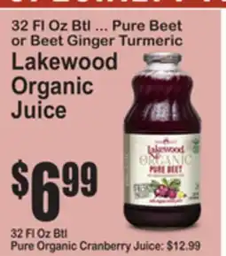 SuperFresh Lakewood Organic Juice offer