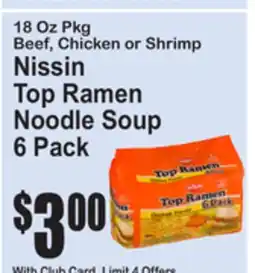 SuperFresh Nissin Top Ramen Noodle Soup offer