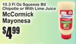 SuperFresh McCormick Mayonesa offer