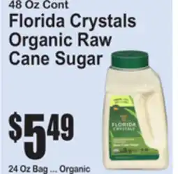 SuperFresh Florida Crystals Organic Raw Cane Sugar offer