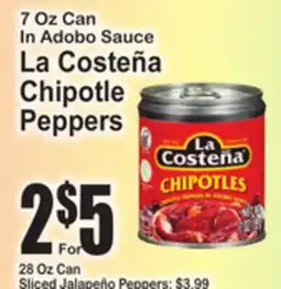 SuperFresh La Costeña Chipotle Peppers offer