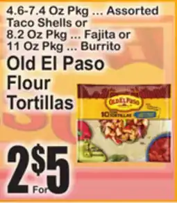 SuperFresh Old El Paso Flour Tortillas offer