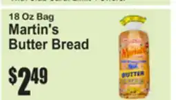SuperFresh Martin's Butter Bread offer
