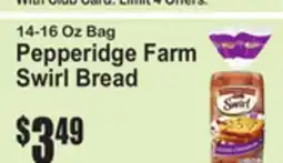 SuperFresh Pepperidge Farm Swirl Bread offer