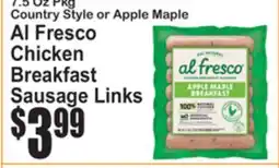 SuperFresh Al Fresco Chicken Breakfast Sausage Links offer