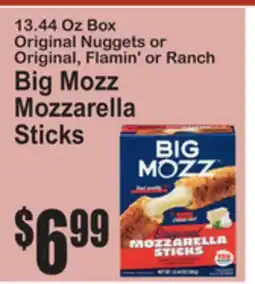 SuperFresh Big Mozz Mozzarella Sticks offer