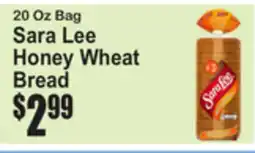 SuperFresh Sara Lee Honey Wheat Bread offer