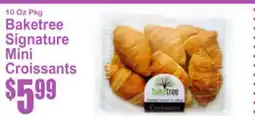 SuperFresh Baketree Signature Mini Croissants offer
