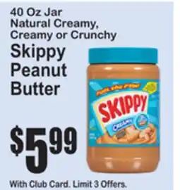 SuperFresh Skippy Peanut Butter offer
