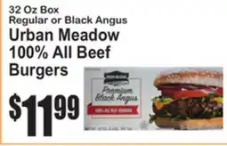 SuperFresh Urban Meadow 100% All Beef Burgers offer