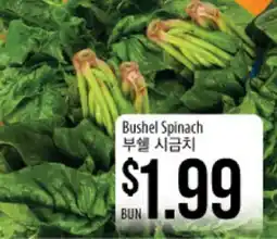 Hmart Bushel Spinach offer
