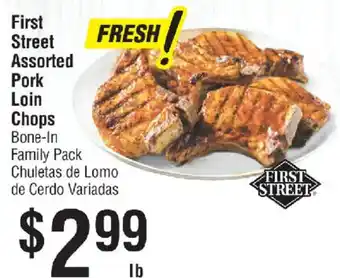 First Street assorted pork loin chops
