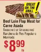 Smart & Final Beef Loin Flap Meat for Carne Asada offer