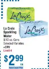 La Croix Sparkling Water