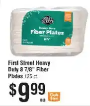 Smart & Final First Street Heavy Duty 8 7/8" Fiber Plates offer