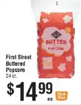 First Street buttered popcorn