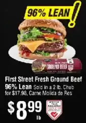 Smart & Final First Street Fresh Ground Beef offer