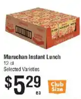 Smart & Final Maruchan Instant Lunch offer