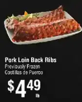 Smart & Final Pork Loin Back Ribs offer