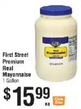 Smart & Final First Street Premium Real Mayonnaise offer