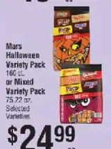 Smart & Final Mars Halloween Variety Pack offer
