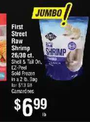 Smart & Final First Street Raw Shrimp offer