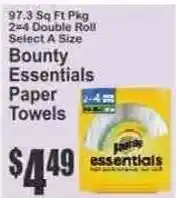 Key Food Bounty Essentials Paper Towels offer