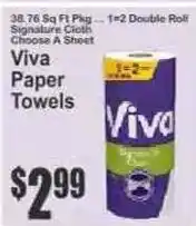 Key Food Viva paper towels offer