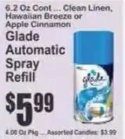 Key Food Glade automatic spray refill offer